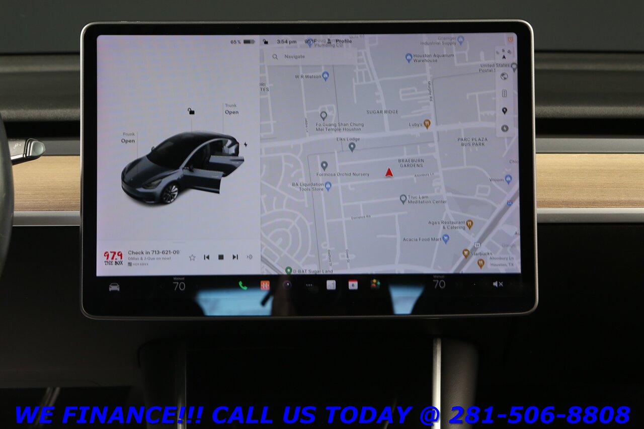 2018 Tesla Model 3 2018 Long Range AUTOPILOT NAV PANO CAMERA WOOD 41K   - Photo 15 - Houston, TX 77031