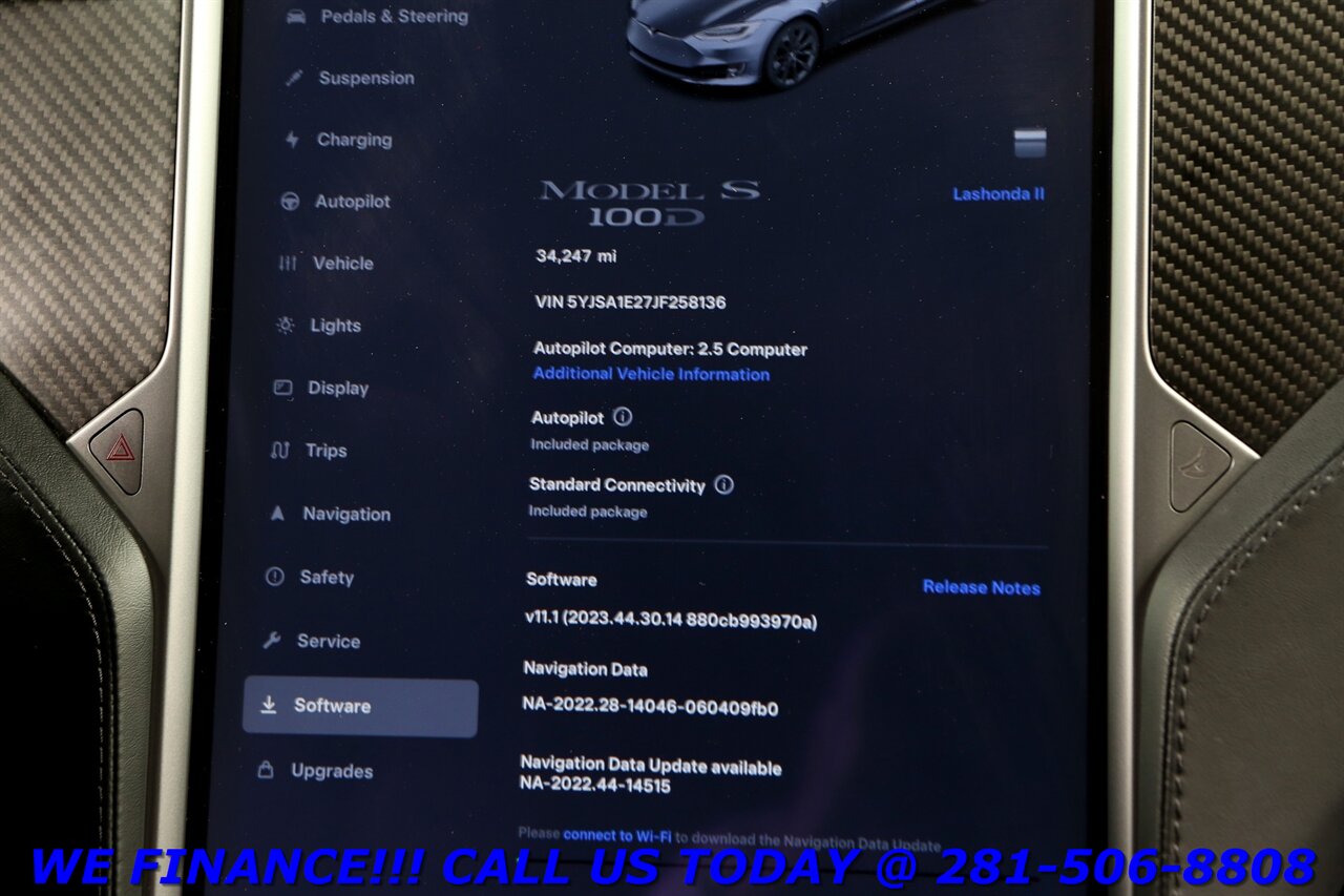 2018 Tesla Model S 2018 100D AWD AUTOPILOT NAV PANO BLIND 34K   - Photo 17 - Houston, TX 77031