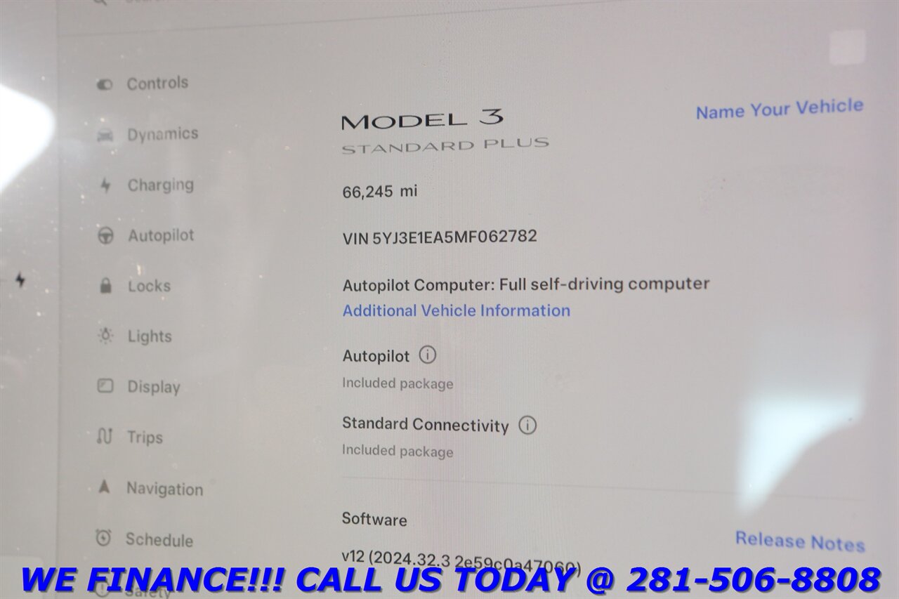 2021 Tesla Model 3 2021 FSD AUTOPILOT NAV PANO BLIND 66K   - Photo 16 - Houston, TX 77031