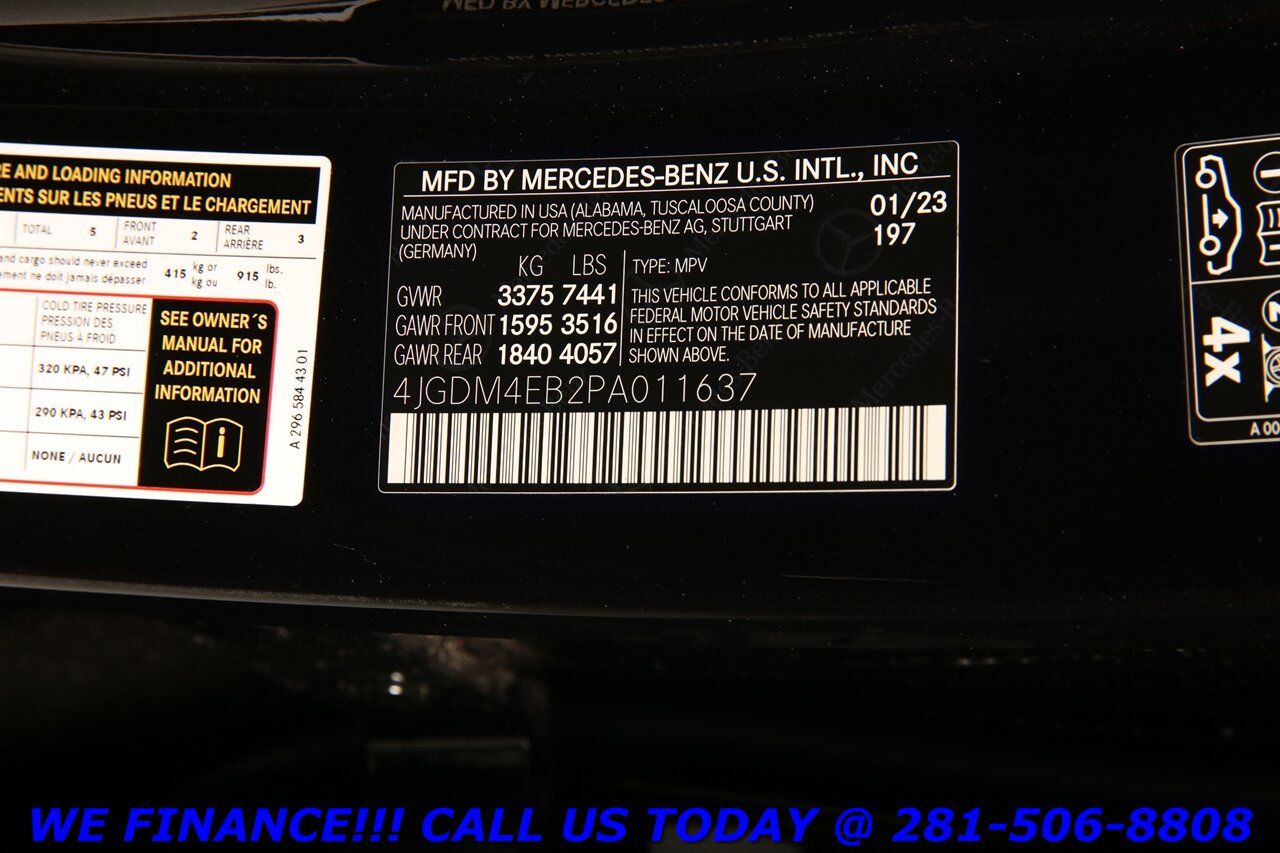 2023 Mercedes-Benz EQS 2023 EQS 580 4MATIC AWD PINNACLE NAV HUD PANONIGHT   - Photo 33 - Houston, TX 77031