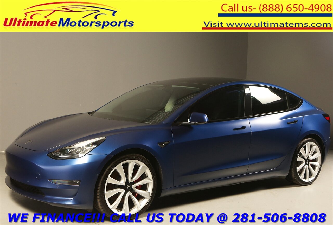 2019 Tesla Model 3 2019 PERFORMANCE FSD AWD AUTOPILOT NAV PANO 40K   - Photo 1 - Houston, TX 77031