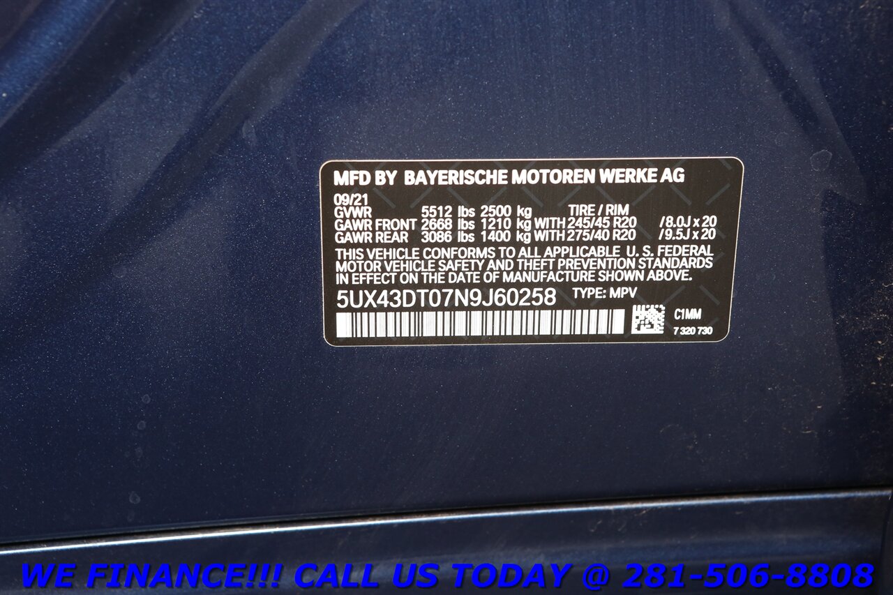 2022 BMW X4 2022 M40i AWD PREM PKG NAV HUD PANO BLIND 35K   - Photo 30 - Houston, TX 77031