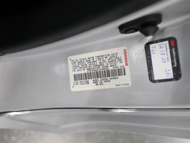 2001 Toyota MR2 Spyder - Photo 28 - Addison, IL 60101