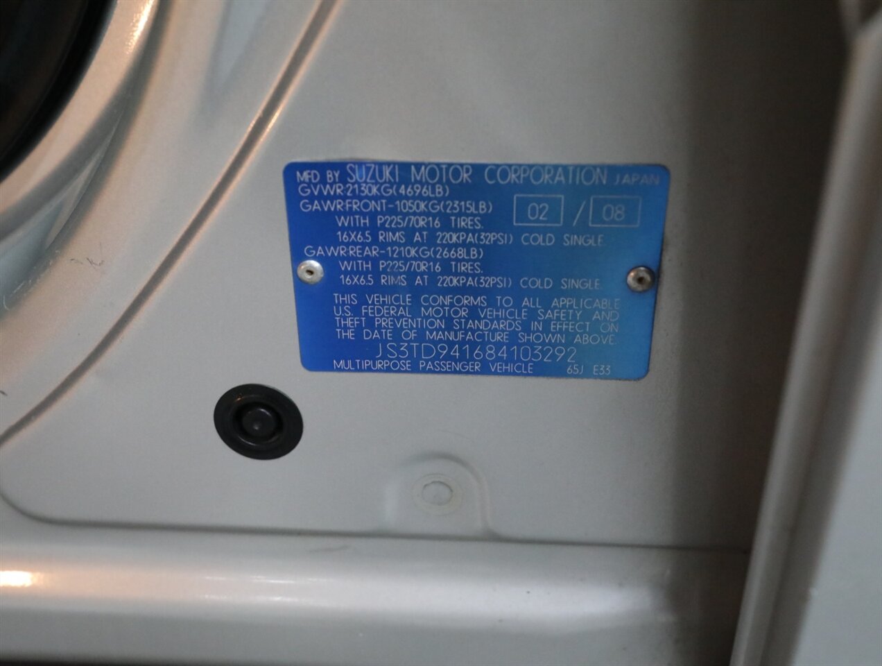2008 Suzuki Grand Vitara 4WD - Photo 35 - Addison, IL 60101
