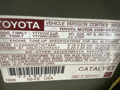 2000 Toyota Camry LE   - Photo 41 - Crest Hill, IL 60403