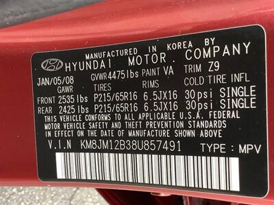 2008 Hyundai TUCSON GLS - Photo 17 - Crest Hill, IL 60403