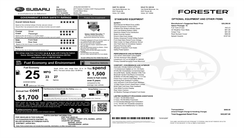 2017 Subaru Forester 2.0XT Premium   - Photo 56 - Rockville, MD 20850