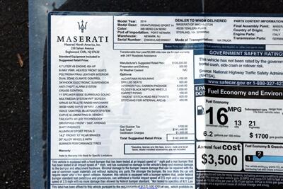 2014 Maserati GranTurismo Sport (MC Sportline Full Carbon Package)   - Photo 96 - Rockville, MD 20850