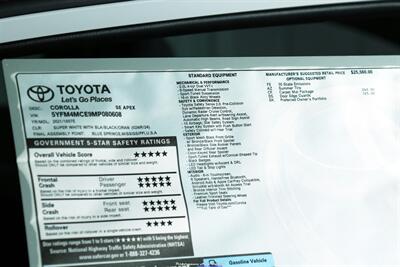 2021 Toyota Corolla SE APEX Edition 6-Speed   - Photo 79 - Rockville, MD 20850