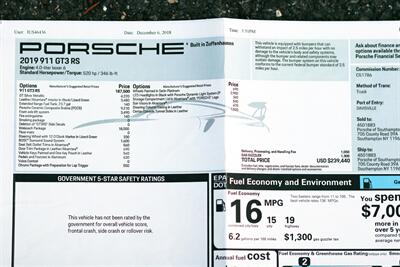 2019 Porsche 911 GT3 RS  Weissach - Photo 100 - Rockville, MD 20850