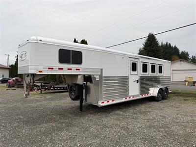 2026 4 Star Trailers Aluminum 4-Horse Gooseneck w/Side Tack - Photo 1 - Olympia, WA 98501