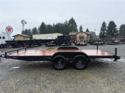 2026 Iron Eagle Trailers 7000 Series 7x16 Flatbed w/Ramps   - Photo 2 - Olympia, WA 98501