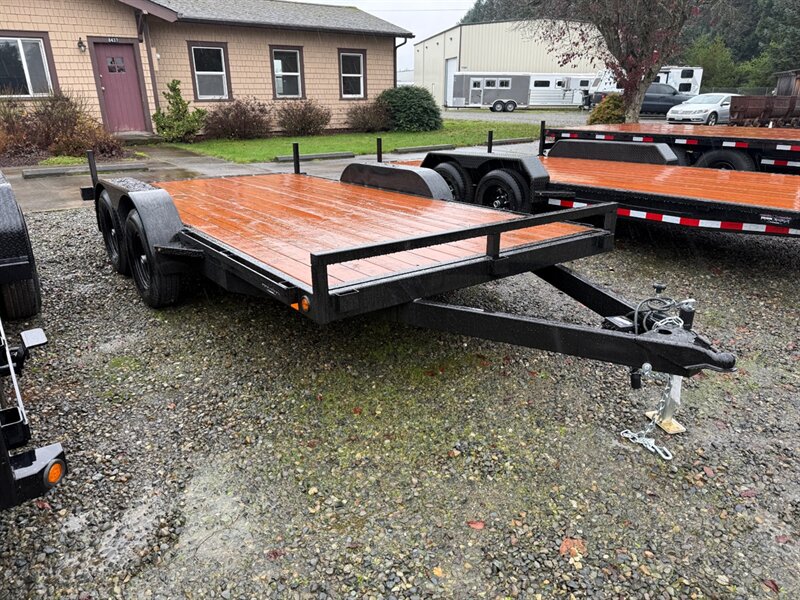 2026 Iron Eagle Trailers 7X14 7K GVWR Flatbed W/ Ramps And Stabilizer Jacks  