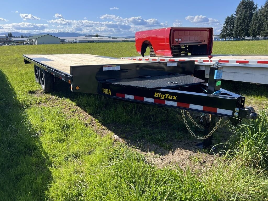 2025 Big Tex Trailers 14OA-20 15,400# GVWR Over Axle Flatbed Trailer   - Photo 1 - Olympia, WA 98501