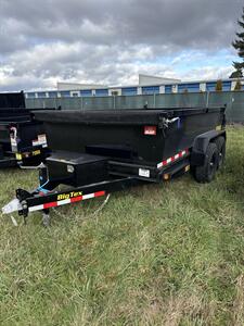 2026 Big Tex Trailers 10LX-12C2A-BK 12' 7x12 10K Dump Trailer w/Ramps   - Photo 1 - Olympia, WA 98501