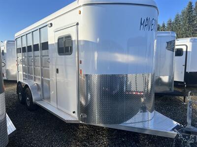 2025 Maverick Trailers Lite Aluminum 3 Horse 17' Horse Trailer   - Photo 1 - Olympia, WA 98501
