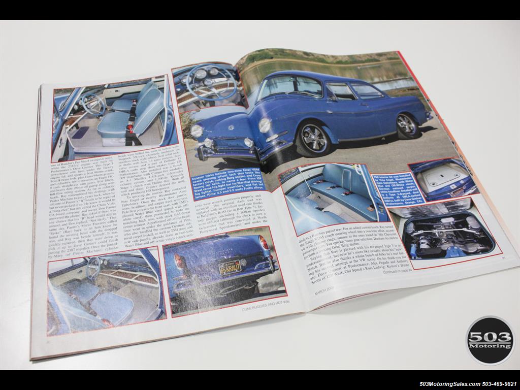 1965 Volkswagen Notchback Collector Quality Example in Sea Blue   - Photo 58 - Beaverton, OR 97005