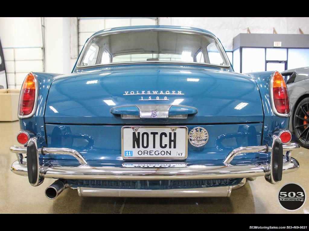1965 Volkswagen Notchback Collector Quality Example in Sea Blue   - Photo 4 - Beaverton, OR 97005