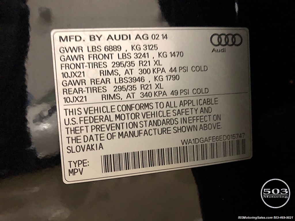 2014 Audi Q7 3.0T quattro S line Prestige   - Photo 57 - Beaverton, OR 97005