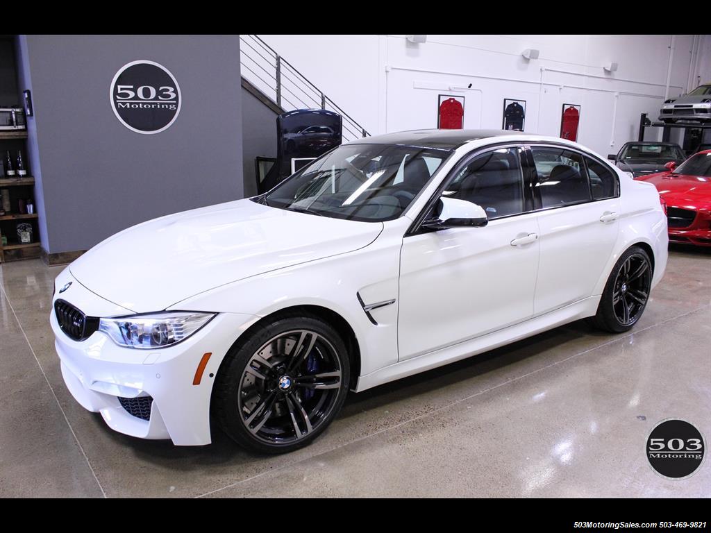 2016 BMW M3 Like New in Alpine White/Black w/ Only 2,150 Miles   - Photo 1 - Beaverton, OR 97005