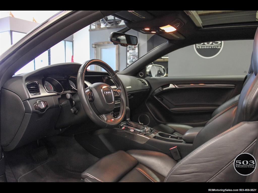 2012 Audi S5 4.2 Quattro Premium Plus, Black/Black w/ only 38k!   - Photo 17 - Beaverton, OR 97005