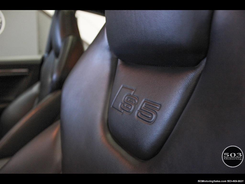 2012 Audi S5 4.2 Quattro Premium Plus, Black/Black w/ only 38k!   - Photo 23 - Beaverton, OR 97005