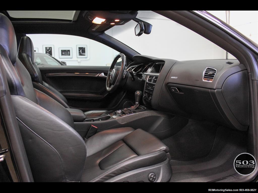 2012 Audi S5 4.2 Quattro Premium Plus, Black/Black w/ only 38k!   - Photo 28 - Beaverton, OR 97005