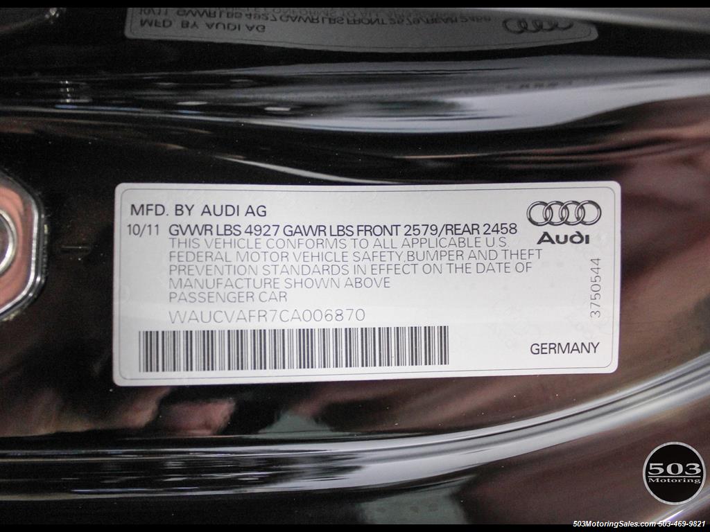 2012 Audi S5 4.2 Quattro Premium Plus, Black/Black w/ only 38k!   - Photo 52 - Beaverton, OR 97005