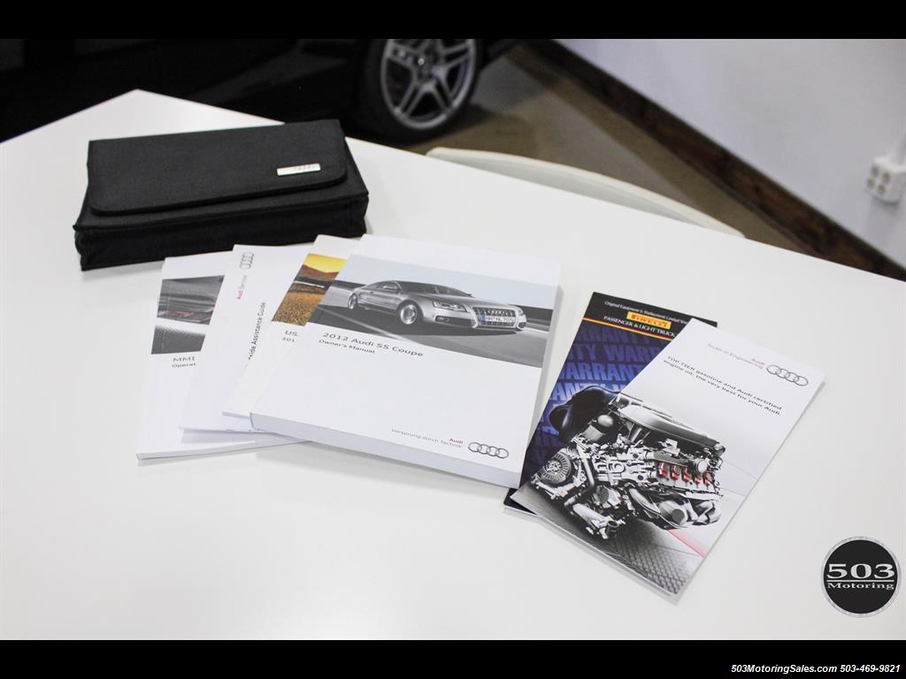 2012 Audi S5 4.2 Quattro Premium Plus, Black/Black w/ only 38k!   - Photo 40 - Beaverton, OR 97005