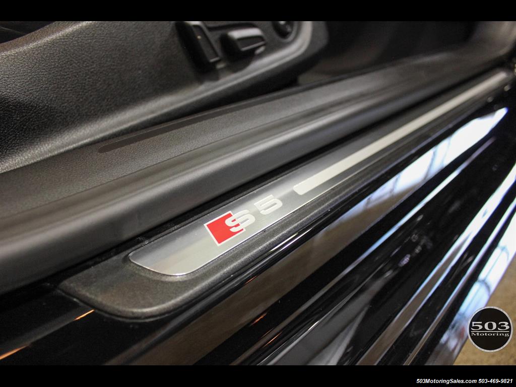 2012 Audi S5 4.2 Quattro Premium Plus, Black/Black w/ only 38k!   - Photo 34 - Beaverton, OR 97005