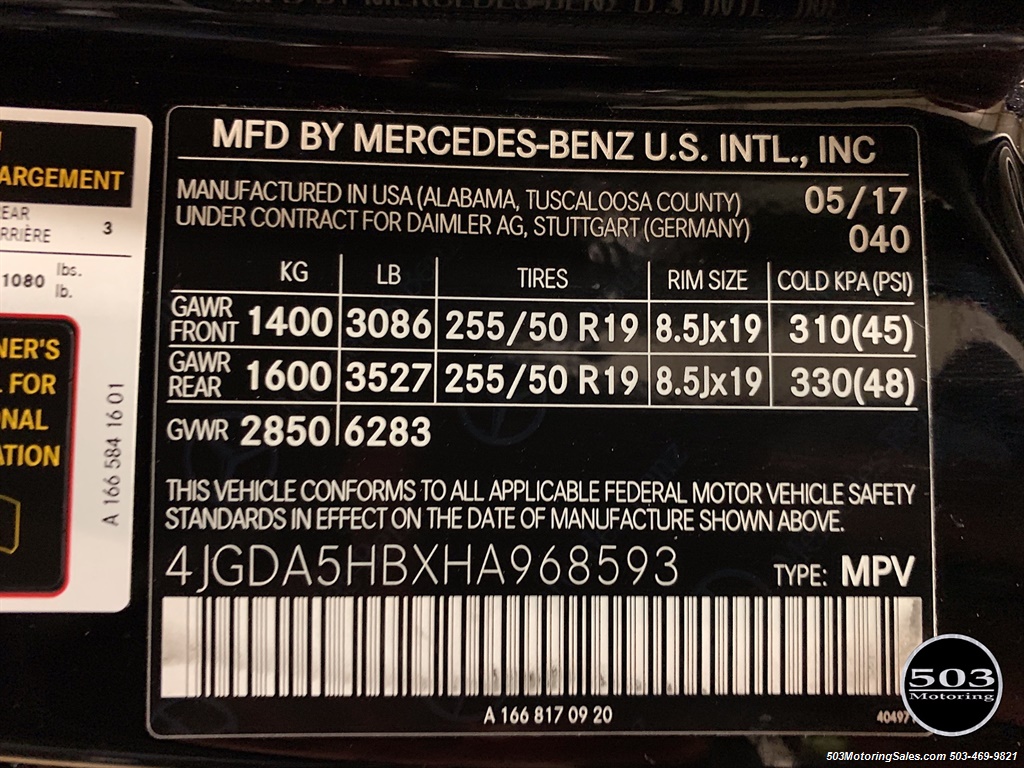 2017 Mercedes-Benz GLE 350 4MATIC   - Photo 53 - Beaverton, OR 97005