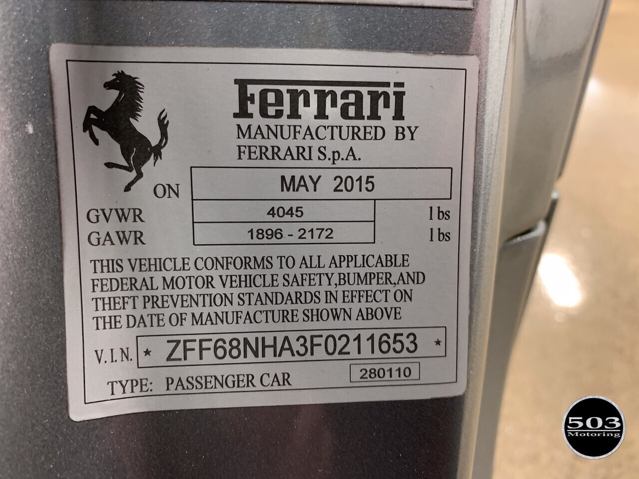 2015 Ferrari 458 Spider Grigio Titanio over Bordeaux/Nero w/ Satin Wrap   - Photo 51 - Beaverton, OR 97005