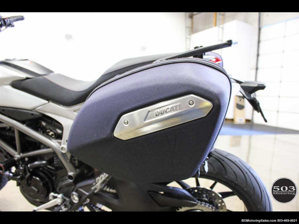2013 Ducati Hyperstrada One Owner, Like New, Pearl White w/ 6k Miles!   - Photo 15 - Beaverton, OR 97005