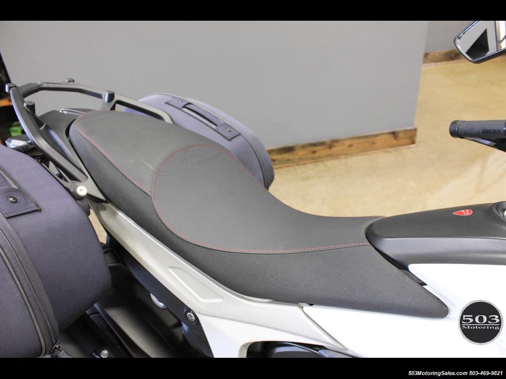 2013 Ducati Hyperstrada One Owner, Like New, Pearl White w/ 6k Miles!   - Photo 9 - Beaverton, OR 97005