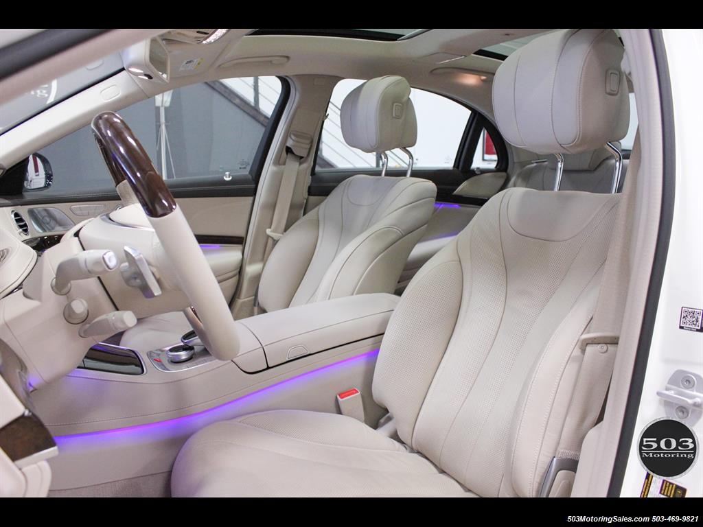 2016 Mercedes-Benz S550 4MATIC, Perfect Condition in Diamond White!   - Photo 16 - Beaverton, OR 97005