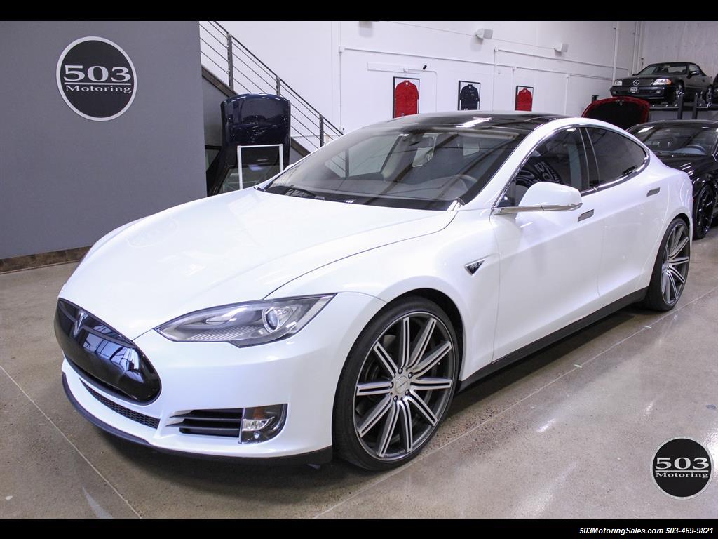 2013 Tesla Model S Performance, Excellent One Owner in Pearl White!   - Photo 1 - Beaverton, OR 97005
