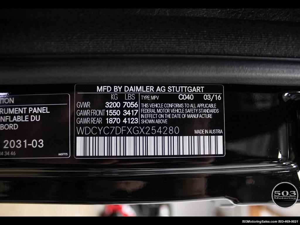 2016 Mercedes-Benz AMG G63; Black/Black, Brabus w/ Only 880 Miles!   - Photo 56 - Beaverton, OR 97005