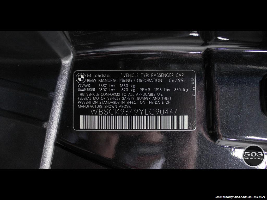 2000 BMW M Roadster; Cosmos Black/Black w/ Only 40k Miles!   - Photo 60 - Beaverton, OR 97005
