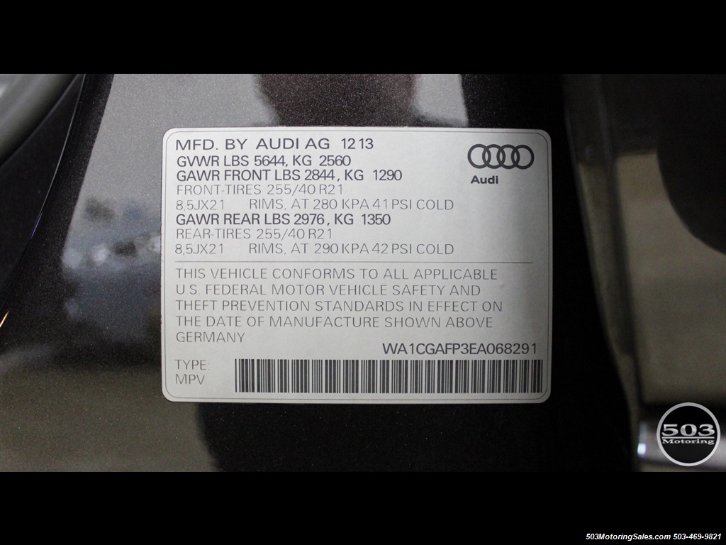 2014 Audi SQ5 3.0T quattro Premium Plus; Lava Grey One Owner!   - Photo 60 - Beaverton, OR 97005