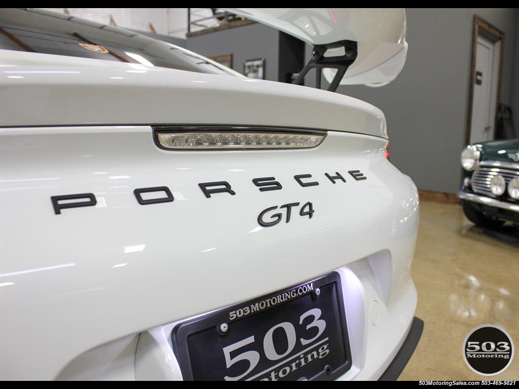 2016 Porsche Cayman GT4; White w/ Full Bucket Seats & 3k Miles!   - Photo 29 - Beaverton, OR 97005