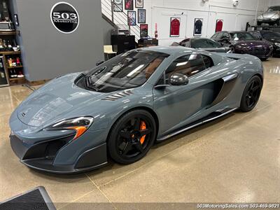 2016 McLaren 675LT Spider; Perfectly Specced Chicane Gray One Owner!  