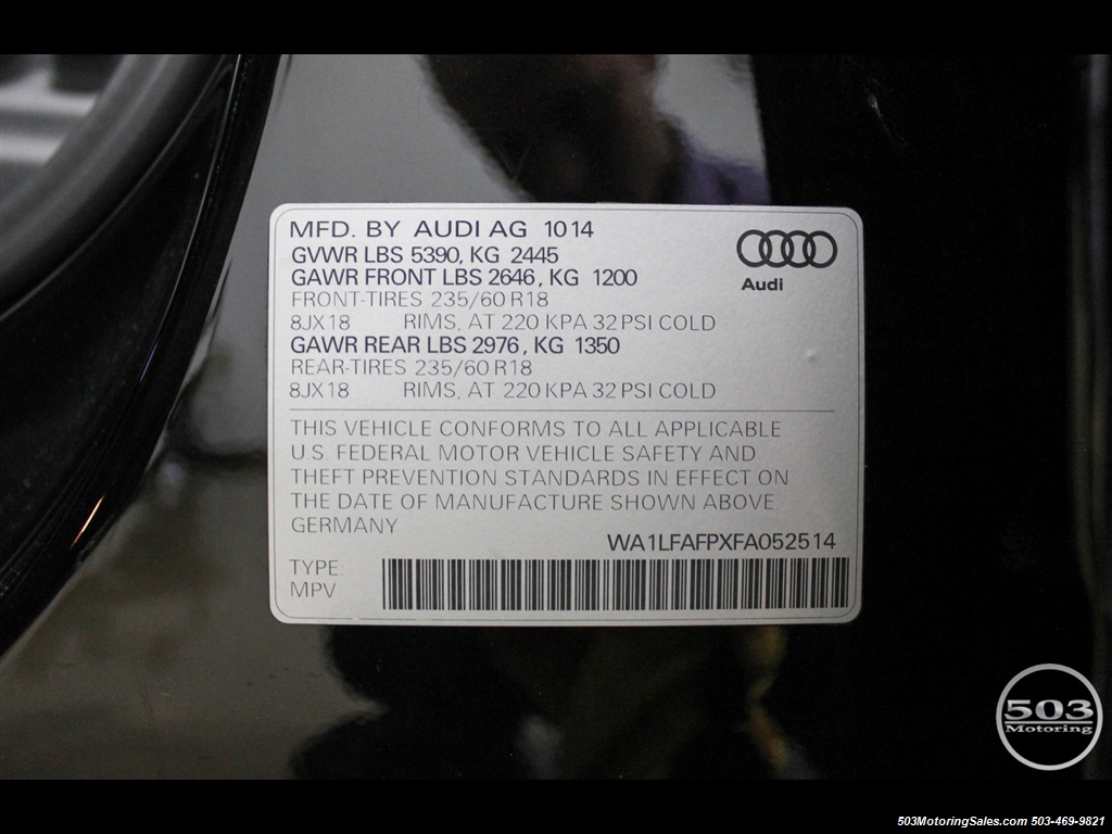 2015 Audi Q5 2.0T quattro Premium Plus; Black/Black w/ 23k!   - Photo 59 - Beaverton, OR 97005
