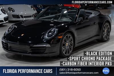 2016 Porsche 911 Carrera Black Edition Convertible