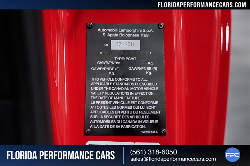 2012 Lamborghini Gallardo LP570-4 Super Trofeo Stradale   - Photo 30 - Riviera Beach, FL 33407