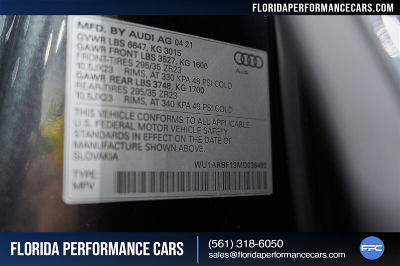 2021 Audi RS Q8 4.0T quattro   - Photo 37 - Riviera Beach, FL 33407