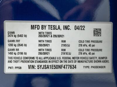 2022 Tesla Model S Long Range FSD Packa   - Photo 21 - Nashville, TN 37217