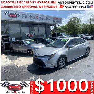 2020 Toyota Corolla LE  Up To 12 MONTHS 0% - SAME AS CASH Sedan