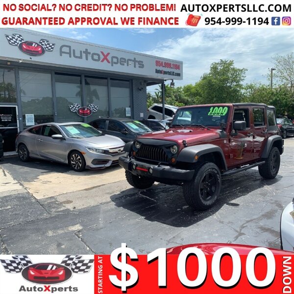 2010 Jeep Wrangler Sport  Up to 12 MONTHS SAME AS CASH - Photo 1 - Wilton Manors, FL 33311