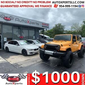 2012 Jeep Wrangler Sahara  Up to 12 MONTHS SAME AS CASH SUV