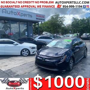 2020 Toyota Corolla Hybrid LE  Up To 12 MONTHS 0% - SAME AS CASH Sedan